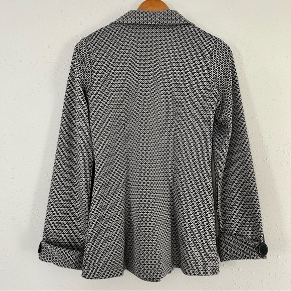 Wrapper Black White Blazer Jacket Office Formal X O Small - Picture 5 of 7